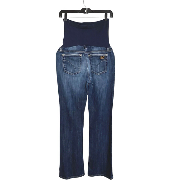 Joes Provocateur Denim Jeans Womens Maternity 29 Darker Distressed Boot Cut - Picture 1 of 10
